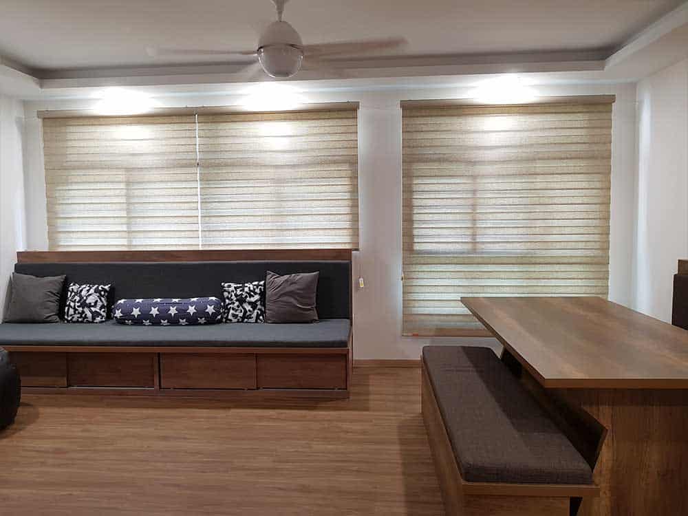 beige korean blinds in hdb bto flat
