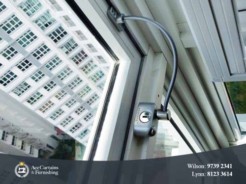 Remsafe cable lock for high rise condo flat keeps child and family safe.