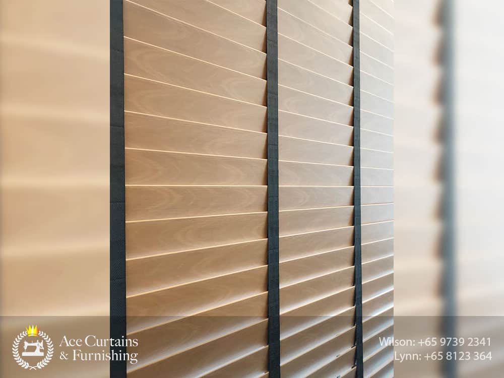 Wooden Venetian Blinds Ace Curtains, Wooden Horizontal Blinds For Windows