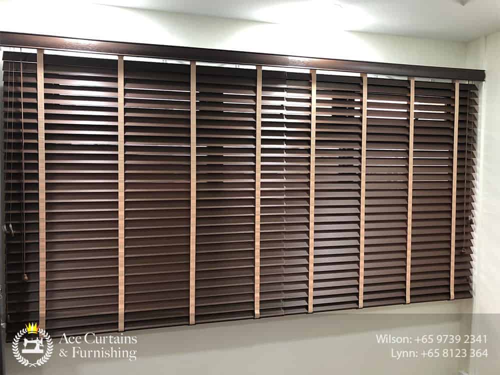 Wooden Venetian Blinds Ace Curtains, Wooden Horizontal Blinds For Windows