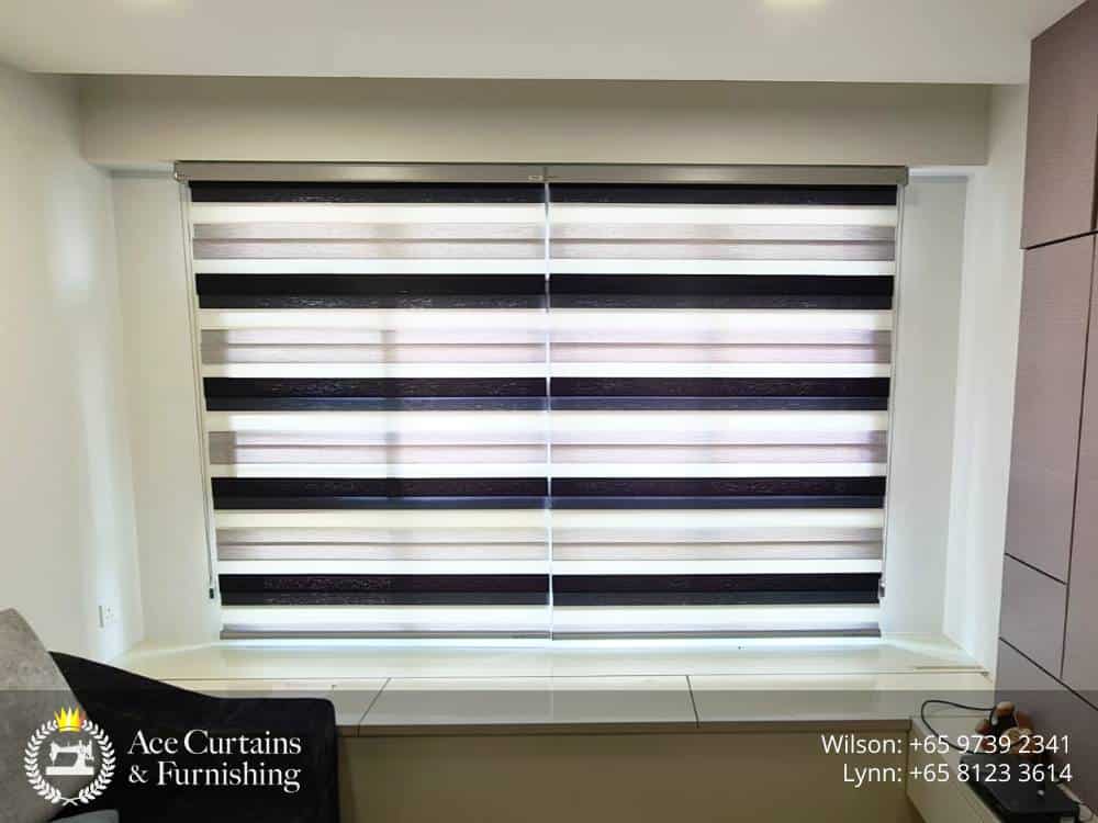 dual colour korean combi blinds