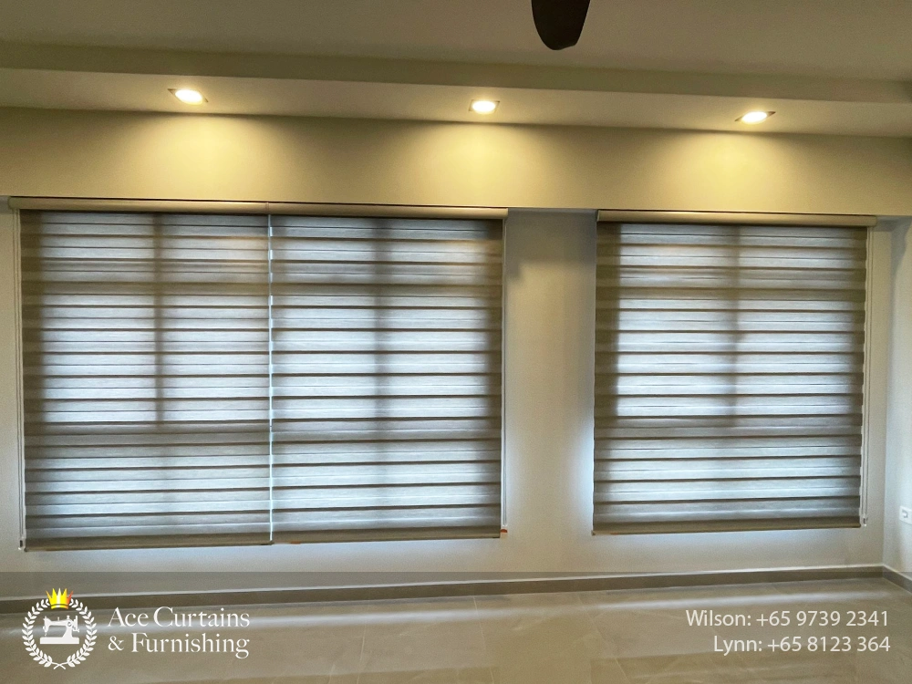 living room dimout korean combi blinds
