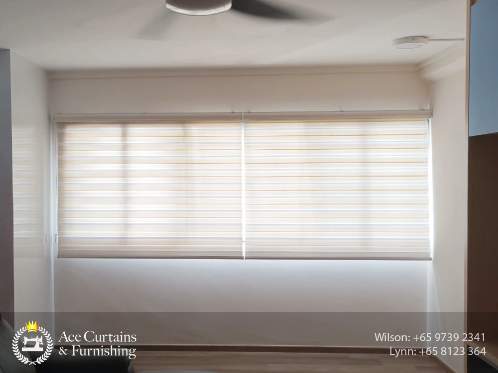 bedroom beige dimout korean blinds